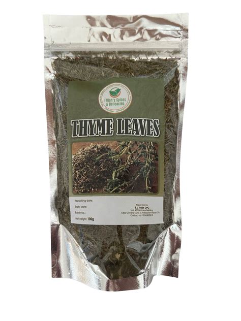 Thyme Leaves (Chopped) 1kg | Lazada PH