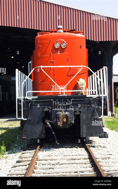 Locomotive At At The National Railroad Museum Green Bay Wisconsin Wi