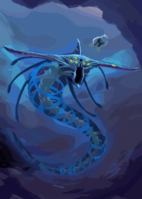'Subnautica Reaper Leviathan Digital Art' Poster, picture, metal print