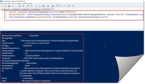 How To Create A Snapshot Of Azure VM Using PowerShell Azure Lessons
