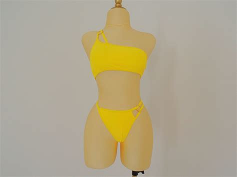 Bikini Amarillo Top Asim Trico