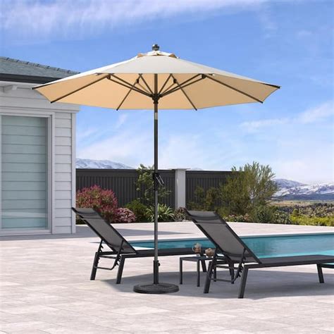 Purple Leaf Ft Octagon Aluminum Auto Tilt Outdoor Patio Market