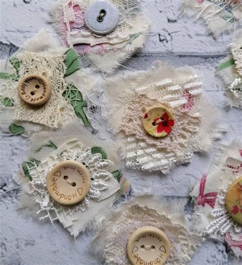 Junk Journal Clusters Fabric Clusters Lace Trim Clusters Etsy In