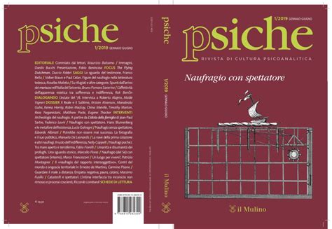 Il Primo Numero Del 2019 Di Psiche Naufragio Con Spettatore Centro