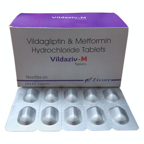 Vildaziv M Vildagliptin Metformin Tablets Prescription Zivore At Rs 145 Strip In Sas Nagar