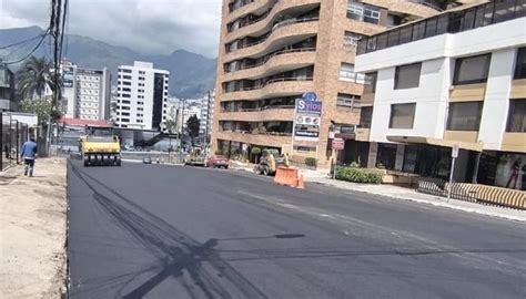 Finaliz Rehabilitaci N De La Calle Ernesto Noboa Caama O Y El Trabajo