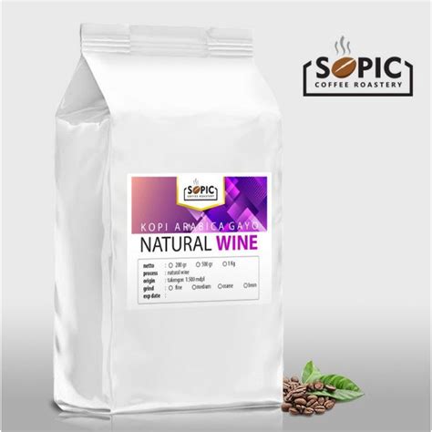 Jual Kopi Arabica Gayo Natural Wine 1000 Gr Bubuk Biji Shopee Indonesia