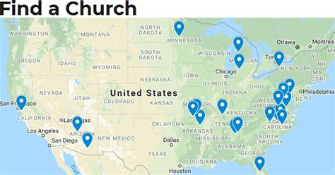 Updated church listings - United Episcopal Church of North America