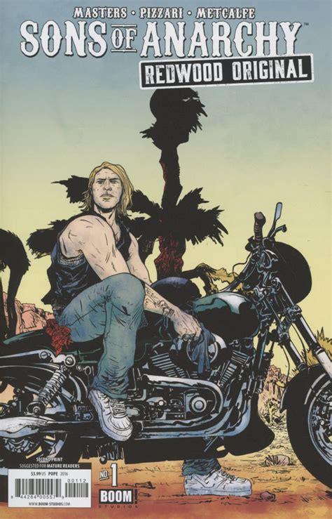 Sons Of Anarchy Redwood Original 1 Cover D 2nd Ptg Paul Pope Variant Cover