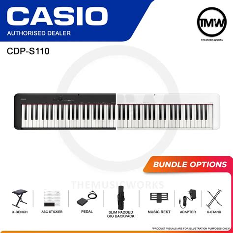 Casio CDP S110 88 Key Compact Digital Piano TMW