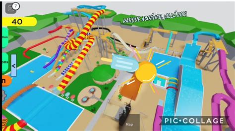 Visitamos un parque acuático Roblox Aqualiana Water Park YouTube