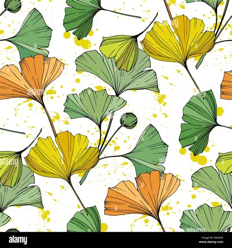 Papier Peint Ginkgo Feuille