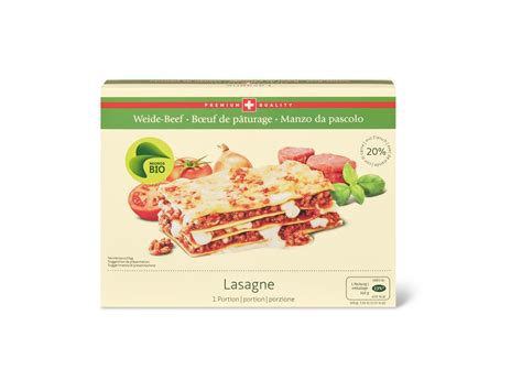 Acquista Migros Bio Lasagne Con Carne Di Manzo Da Pascolo Migros