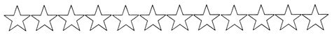 Star Line Border Clip Art