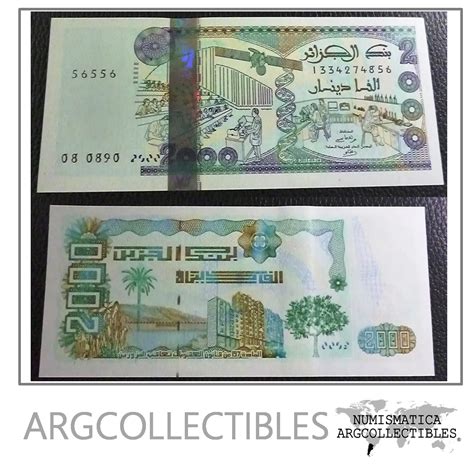 Argelia Billete Dinars A O Pick Condicion Unc