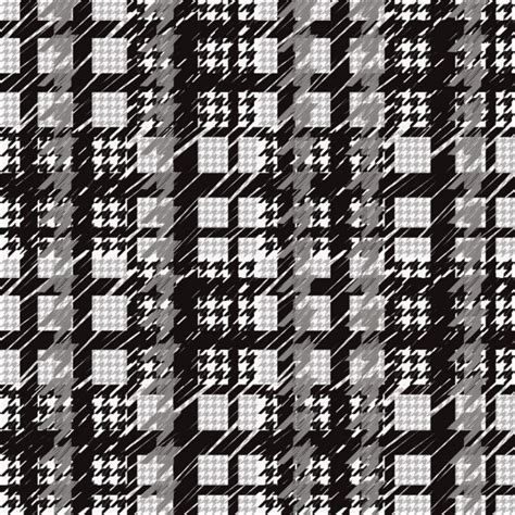 Free Vector Black And White Houndstooth Pattern