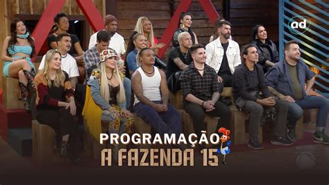 Que horas começa a ESTREIA de A Fazenda 15