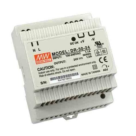 DR-30-24 - блок питания MeanWell с доставкой по России!