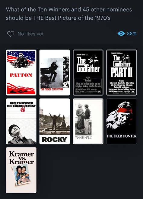 Who wins for the decade Oscar for the 1970s in Best Picture? : r/Oscars