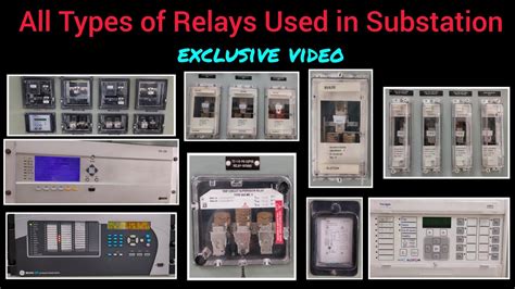 All Types Of Relays Used In Substation Exclusive Video Youtube