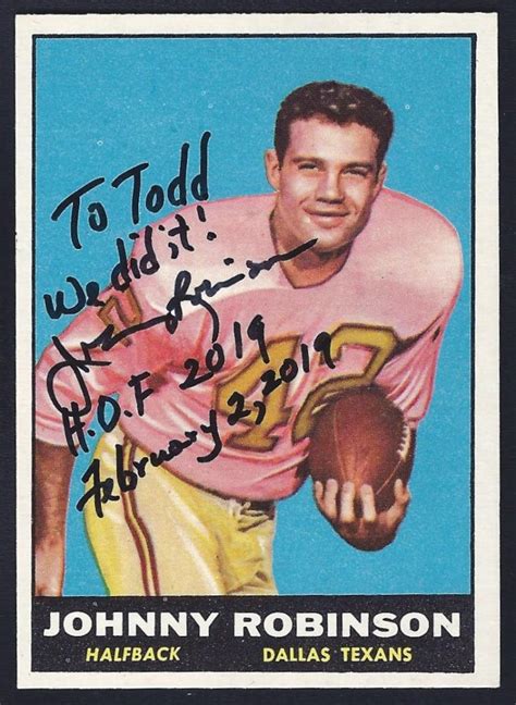 Autographed Afl Trading Cards Tales From The Afl