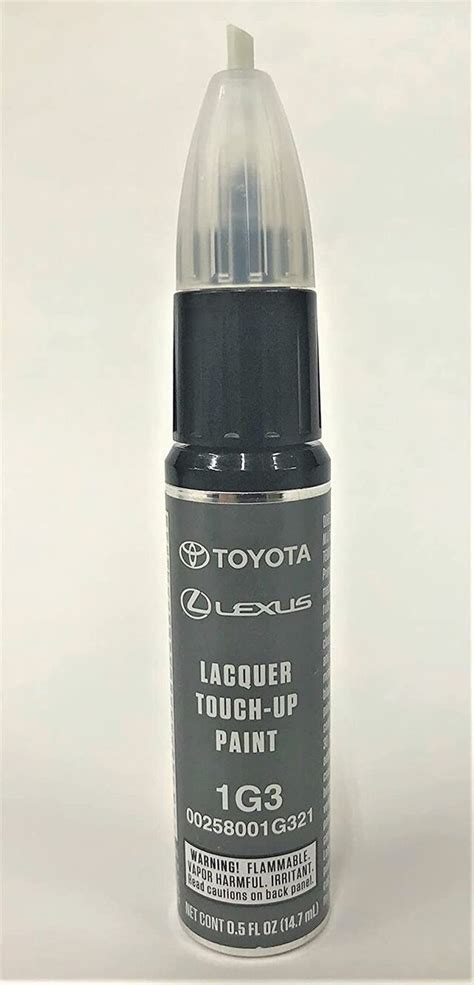 Genuine Toyota Magnetic Gray 1G3 Touch-Up Paint Pen .5oz 00258-001G3-21 00258-001G3-21 ...