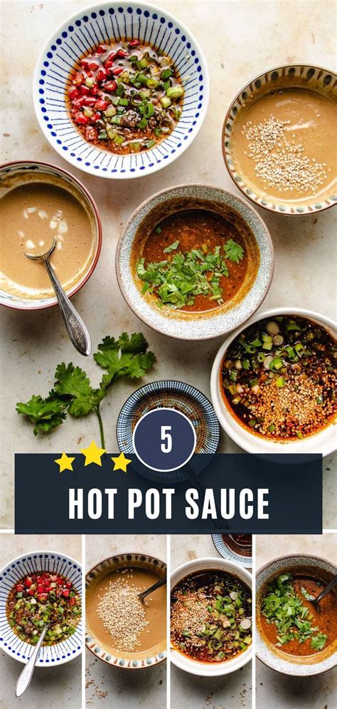 Hot Pot Dipping Sauce Recipe Dipping Sauces Recipes Broth Recipes