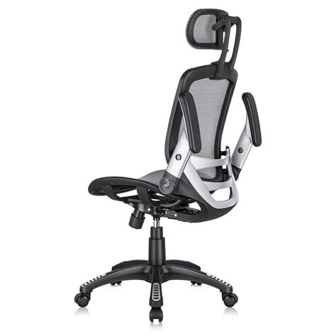 GABRYLLY Ergonomic Office Chair High Back Mesh Chair With Flip Up Arms