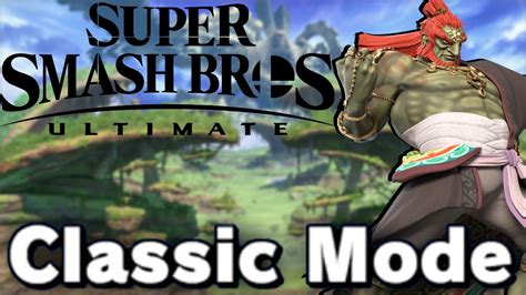 Super Smash Bros Ultimate Classic Mode W Ganondorf Shiruetto The