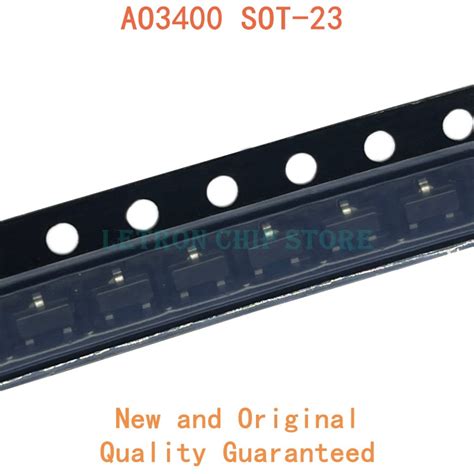 100 pces ao3400 sot-23 a09t sot23 smd mosfet novo e original chipset ic ...