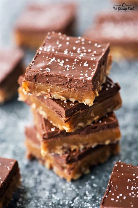 Salted Caramel Pecan Bars The Gunny Sack