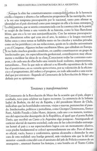 Breve Historia Contemporanea De La Argentina Romero PDF Descarga