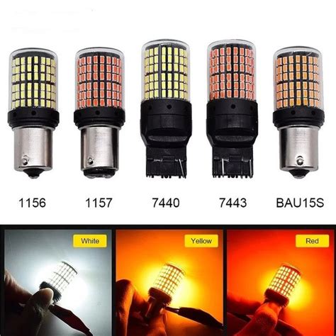 СВЕТОДИОДНИЕ ЛАМПЫ С ЦОКОЛЕМ 1156, 1157, BAU15S (P21W, PY21W, P21/5W ...
