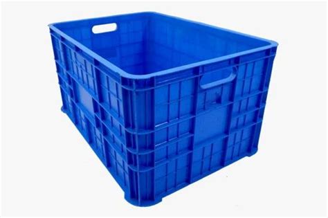 Blue Jumbo Crate Outer Dimension LXWXH 800X 600X 235 Mm At Rs 1000