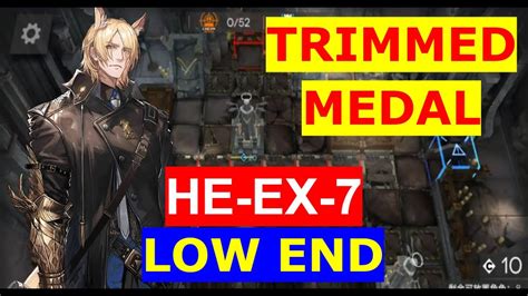 ArknightsHORTUS DE ESCAPISMO HE EX 7 Normal Trimmed Medal Low