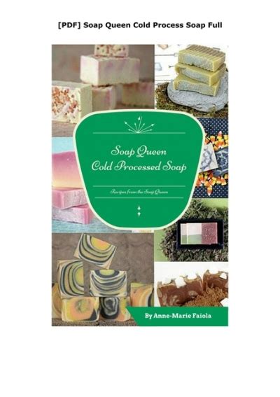 Pdf Soap Queen Cold Process Soap Full