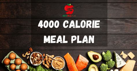 4000 Calorie Meal Plan | 7 Day Beast Diet - Diets Meal Plan