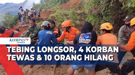 Tim Sar Terjunkan Unit Alat Berat Bantu Cari Korban Longsor Di Luwu