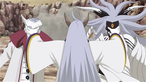 Kaguya VS Ishiki Momoshiki Pertarungan Antara Clan Otsusuki