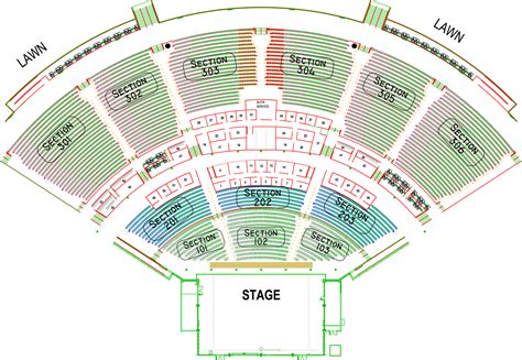 Sandy Amphitheater Seating Chart