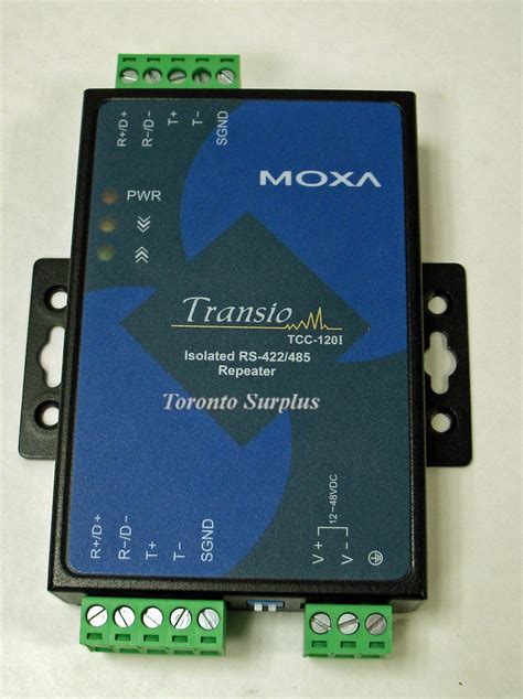 Moxa Tcc I Transio Rs Repeater Converter With Optical Isolation