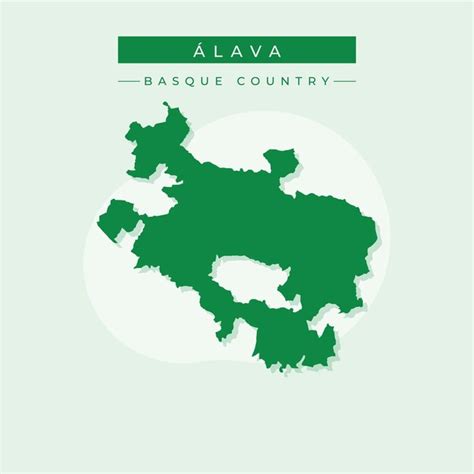 Premium Vector | Vector illustration vector of Alava map Spain