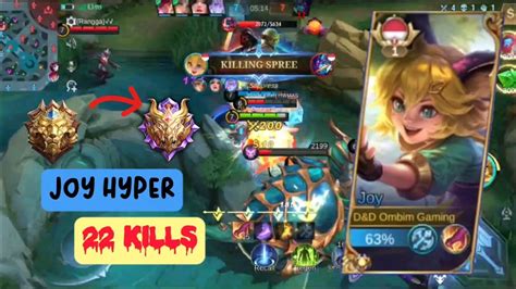 Mlbb Cara Mudah Ke Mythic Glory Menggunakan Joy Hyper Dengan Set