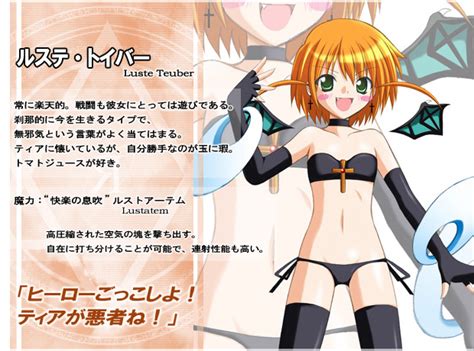 Safebooru Bikini Cross Demon Girl Fangs Fingerless Gloves Gloves Green Eyes Jewelry Lace Luste