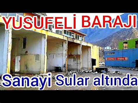 Yusufel Baraji Son Durum Mart Sanayiyi Sular Ald Prefabrikler