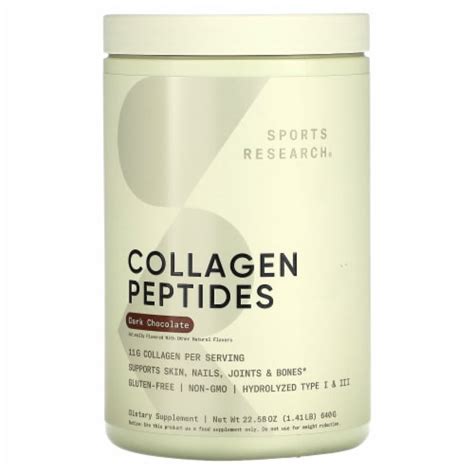 Sports Research Collagen Peptides Hydrolyzed Chocolate 2272 Oz 2272 Ounce Smiths Food