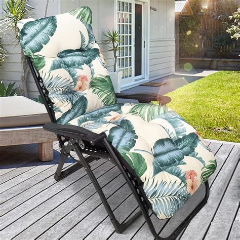 Widesmile Sun Lounger Cushions Only Waterproof Lounge Chair