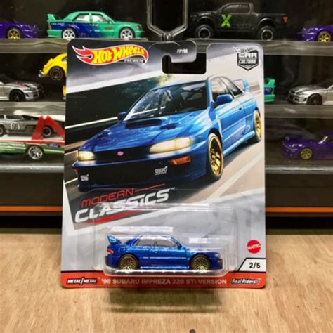 Hot Wheels Modern Classics Subaru Impreza B Sti Version Car Culture Series Shopee Malaysia