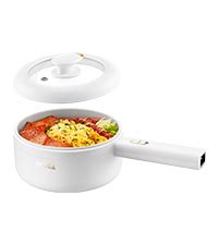 Amazon Mini Electric Pot For Cooking 3L Non Stick Hot Pot Electric Cooker Portable Ramen