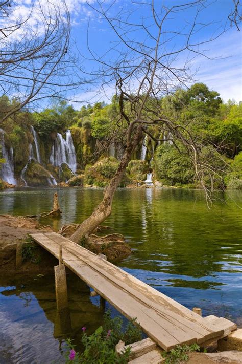 Kravice Waterfall in Bosnia and Herzegovina Stock Image - Image of ...